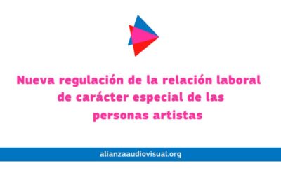 Nueva regulación de la relación laboral de carácter especial de las personas artistas