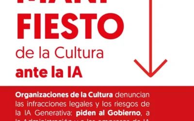 Por el respeto de los derechos fundamentales de los y las profesionales de la Cultura ante la irrupción de la Inteligencia Artificial Generativa