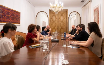 Reunión con Ernest Urtasun para establecer vías de trabajo conjunto ante el reto que supone la inteligencia artificial para la cultura